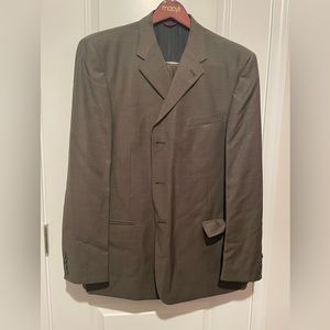 Gray pant suit. Claiborne